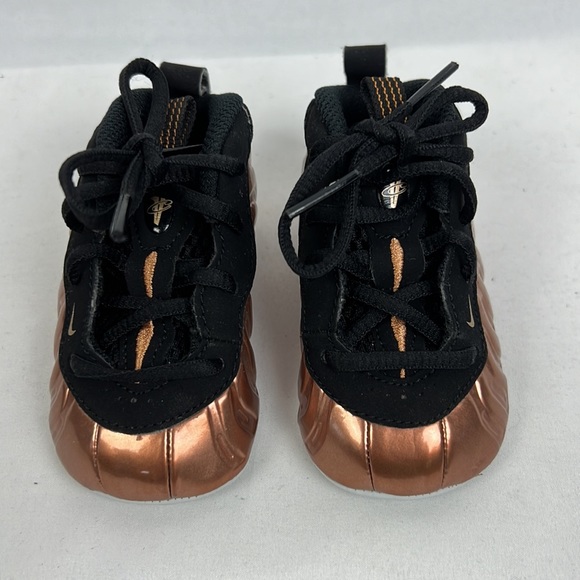 Nike Crib Little Posite One, Copper, Foam crib shoe 3c - Picture 2 of 15